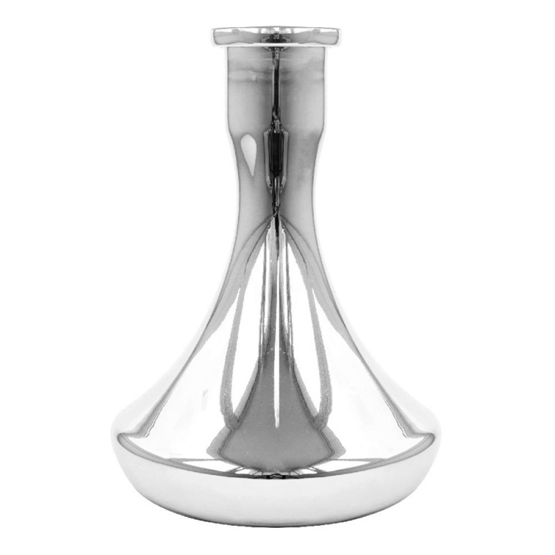 Flask for hook BigMaks Base Mirrored Silver