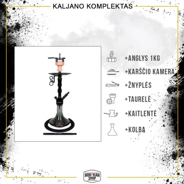 Hookah set AMY DELUXE AMY069.02