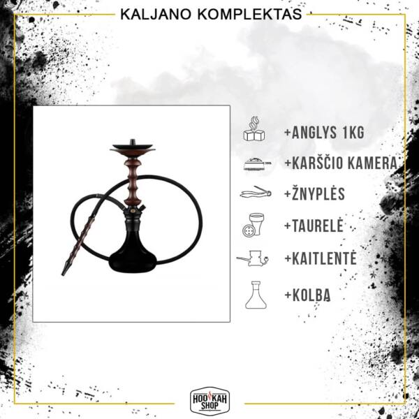 Кальянный набор JAPONA HOOKAH Shuriken Mini Brown