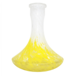 Flask for hookah BIGMAKS Rainbow Yellow White