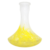 Flask for hookah BIGMAKS Rainbow Yellow White