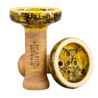 Cup for hookah OBLAKO Killer Marble Yellow