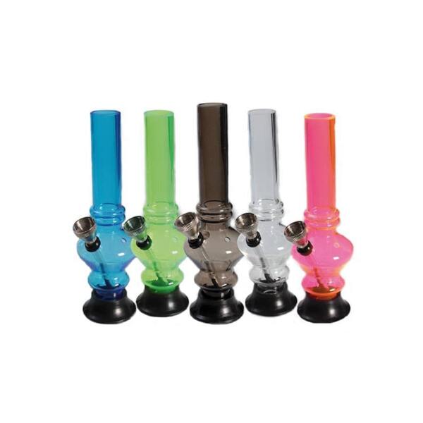 Acrylic water pipe Mini various colors 17cm