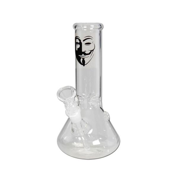Glass water pipe Mini Anonymous 21cm