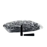 DISPOSABLE HOOKS FOR HOOKAH Black 6cm 100 pcs