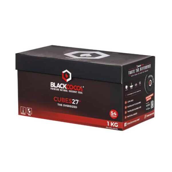 Süsi vesipiibu jaoks BLACKCOCO 27mm 1kg