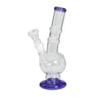 Glass water pipe Icebong Blue 21cm