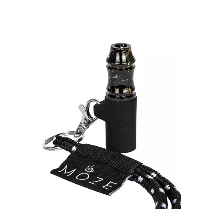 Individuaalne vesipiibu suuosa MOZE Gold Black1 Individuaalne vesipiibu suuosa MOZE Gold Black1