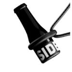 Individual hookah mouthpiece DARKSIDE D Stick Base